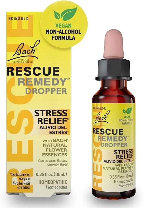 Bach Rescue Bach Remedy Non-Alcohol Dropper 0.35 fl oz(10 mL) Liquid
