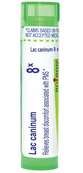 Boiron Lac Caninum 8X Homeopathic Single Medicine Breast Discomfort Associated With PMS 80 Pellet