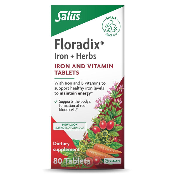 Salus Floradix Iron Tablets 80 Tablet