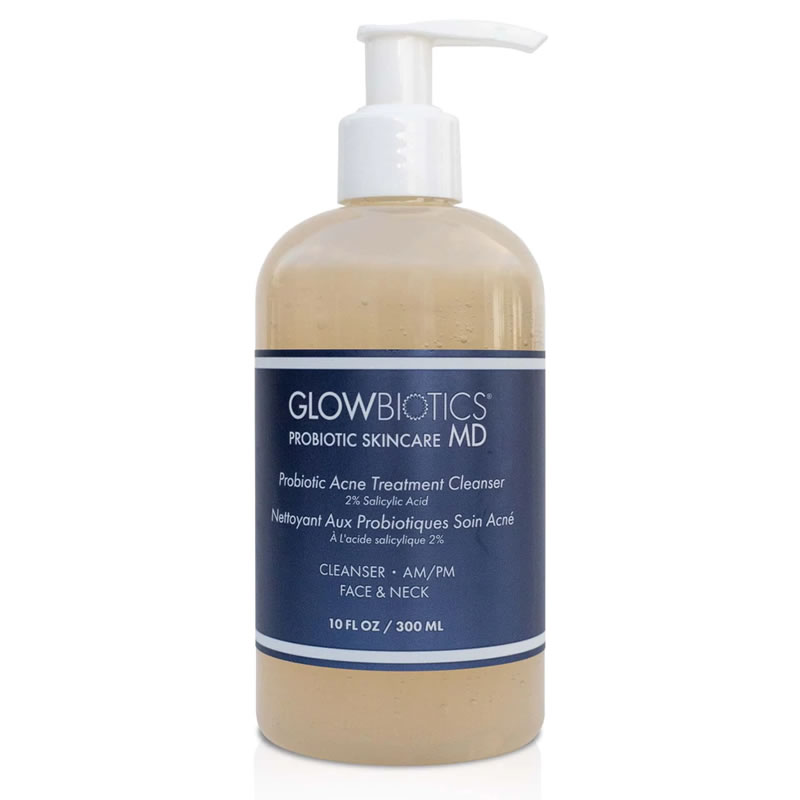 GLOWBIOTICS MD Probiotic Acne Treatment Cleanser [Limited Edition $68 Value] (10 fl oz / 300 ml)