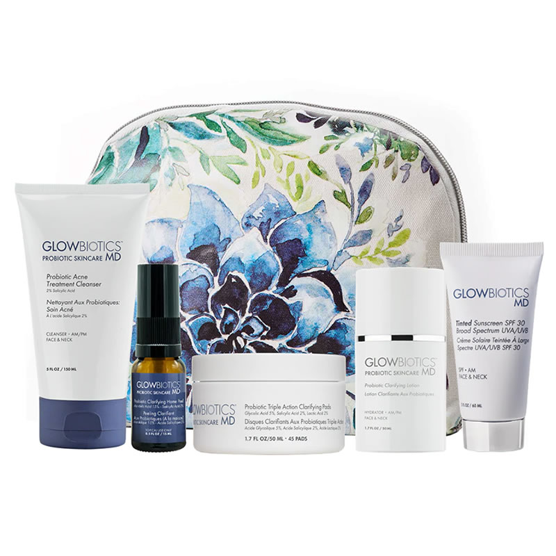 GLOWBIOTICS Triple Action Clarifying Kit [$320 Value] (set)