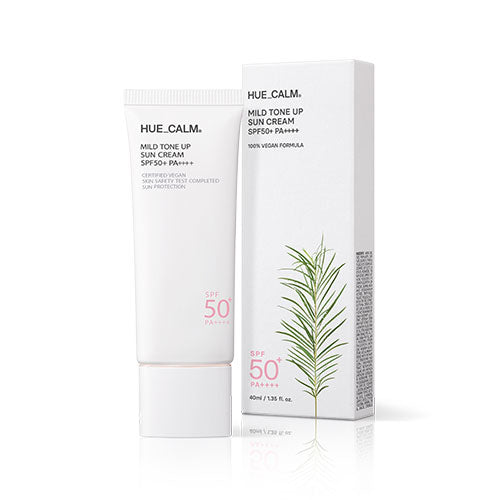 HUECALM MILD TONE UP SUN CREAM SPF50+PA++++ 40ml (VEGAN)