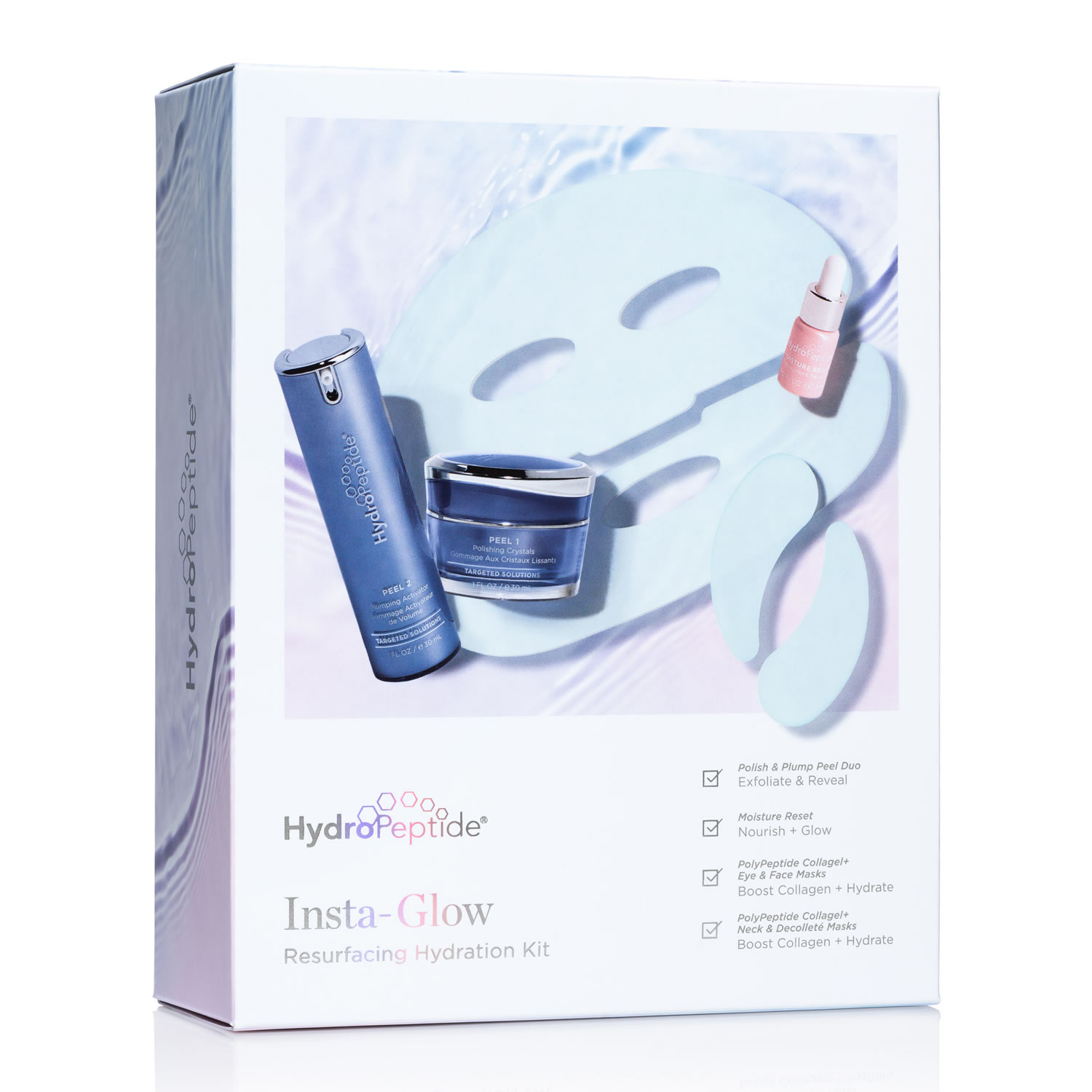 HydroPeptide Insta-Glow Resurfacing Hydration Kit ($129 value)