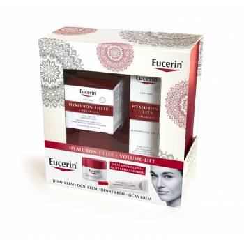 Eucerin Hyaluron-Filler + Volume-Lift Day Cream For Dry Skin + Eye Cream Gift Set