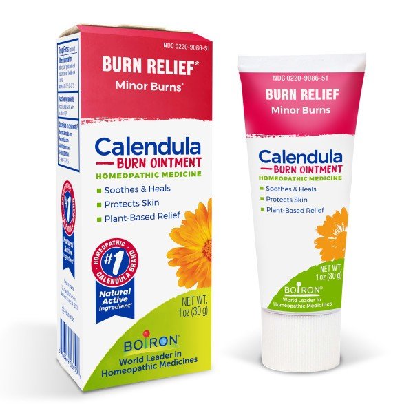 Boiron Calendula Burn Homeopathic Medicine For Burn Relief 1 oz Ointment