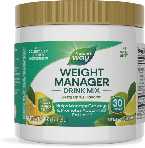 Nature's Way Weight Manager Citrus Drink Mix 6 Oz Powder