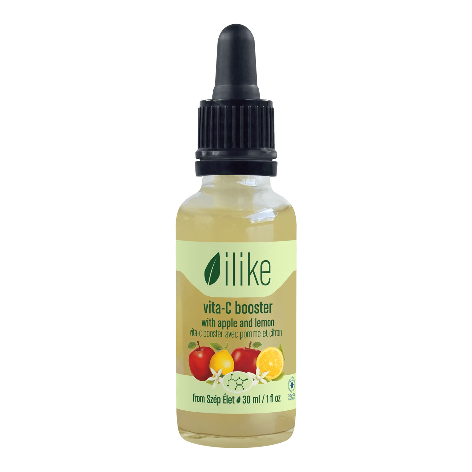 ilike organic skin care Vita-C Booster with Apple and Lemon (30 ml / 1.0 fl oz)