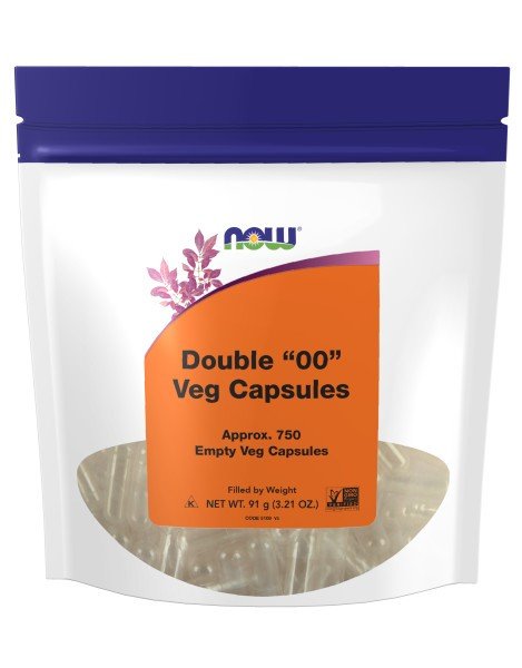 Now Foods Vegetarian Capsule 00 - Non-Gelatin 750 VegCap