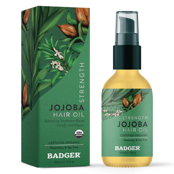 Badger Jojoba Hair Oil 2 oz Oil