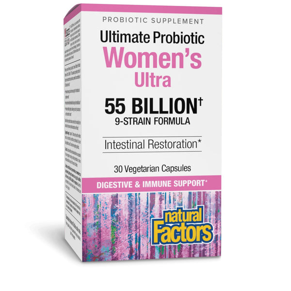 Natural Factors Ultimate Probiotic Women's Ultra 55 Billion 30 VegCap