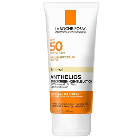 La Roche-Posay Anthelios Mineral Sunscreen Gentle Lotion SPF 50 (3 fl oz / 90 ml)
