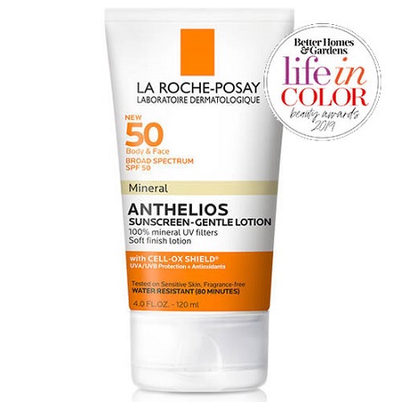 La Roche-Posay Anthelios 50 Mineral Sunscreen - Gentle Lotion SPF 50 (4 fl oz / 120 ml)