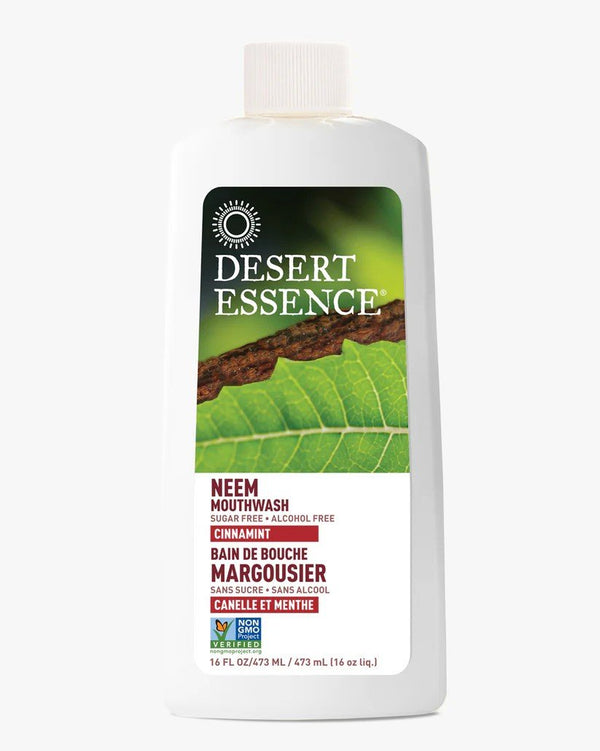Desert Essence Mouthwash Neem Cinnamint 16 oz Liquid