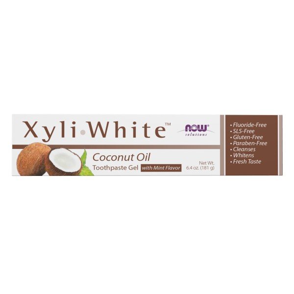 Now Foods XyliWhite Coconut Oil Toothpaste Gel 6.4 oz Gel