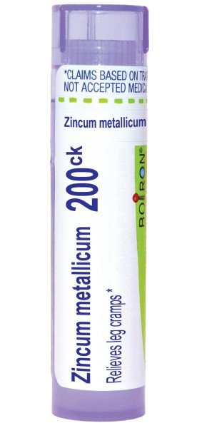 Boiron Zincum Metallicum 200CK Homeopathic Single Medicine For Pain 80 Pellet