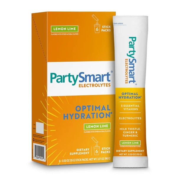 Himalaya Herbals PartySmart Electrolytes Lemon Lime 6 Packet