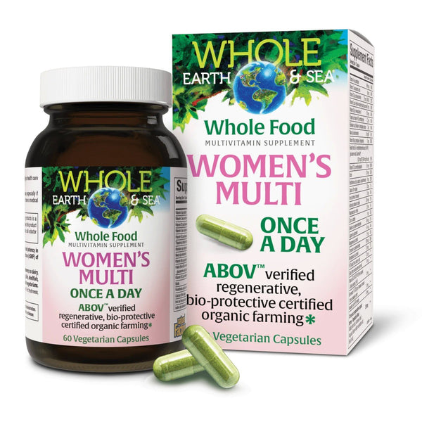 Natural Factors Whole Earth & Sea Womens Once a Day Multivitamin & Mineral 60 VegCap