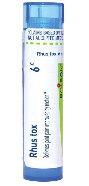 Boiron Rhus Tox 6C Homeopathic Single Medicine For Pain 1 Tube Pellet