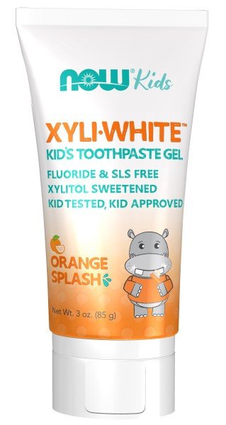 Now Foods XyliWhite Orange Splash Kids Toothpaste 3 oz Gel