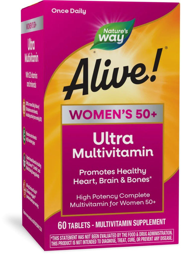 Nature's Way Alive Once Daily Womens 50+ Ultra Potency 60 Tablet