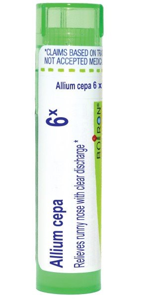 Boiron Allium Cepa 6X Homeopathic Single Medicine For Cough, Cold & Flu 80 Pellet