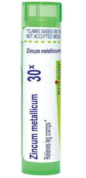 Boiron Zincum Metallicum 30X Homeopathic Single Medicine For Pain 80 Pellet