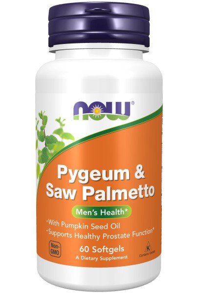 Now Foods Pygeum & Saw Palmetto 60 Softgel
