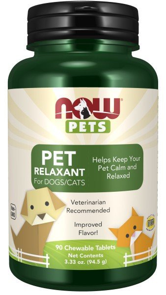 Now Foods Pet Relaxant (For Cats and Dogs) 90 Chewable Tablet