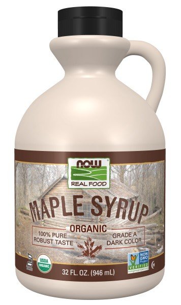 Now Foods Maple Syrup, Organic Grade A Dark Color 32 oz Liquid