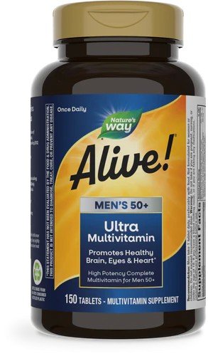 Nature's Way Alive! Once Daily Mens 50+ Ultra 150 Tablet