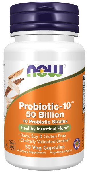Now Foods Probiotic-10 50 Billion 50 VegCap