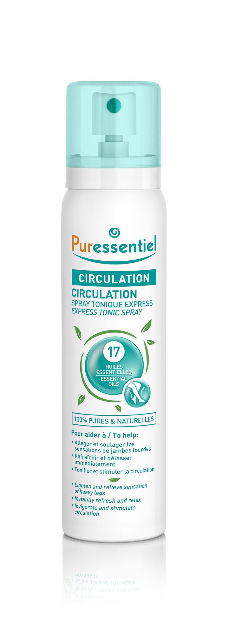 PURESSENTIEL Spray for tired and swollen feet 100 ml