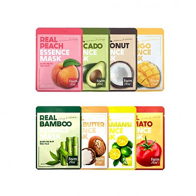 Farmstay Real Essence Mask (10 Types 1EA)