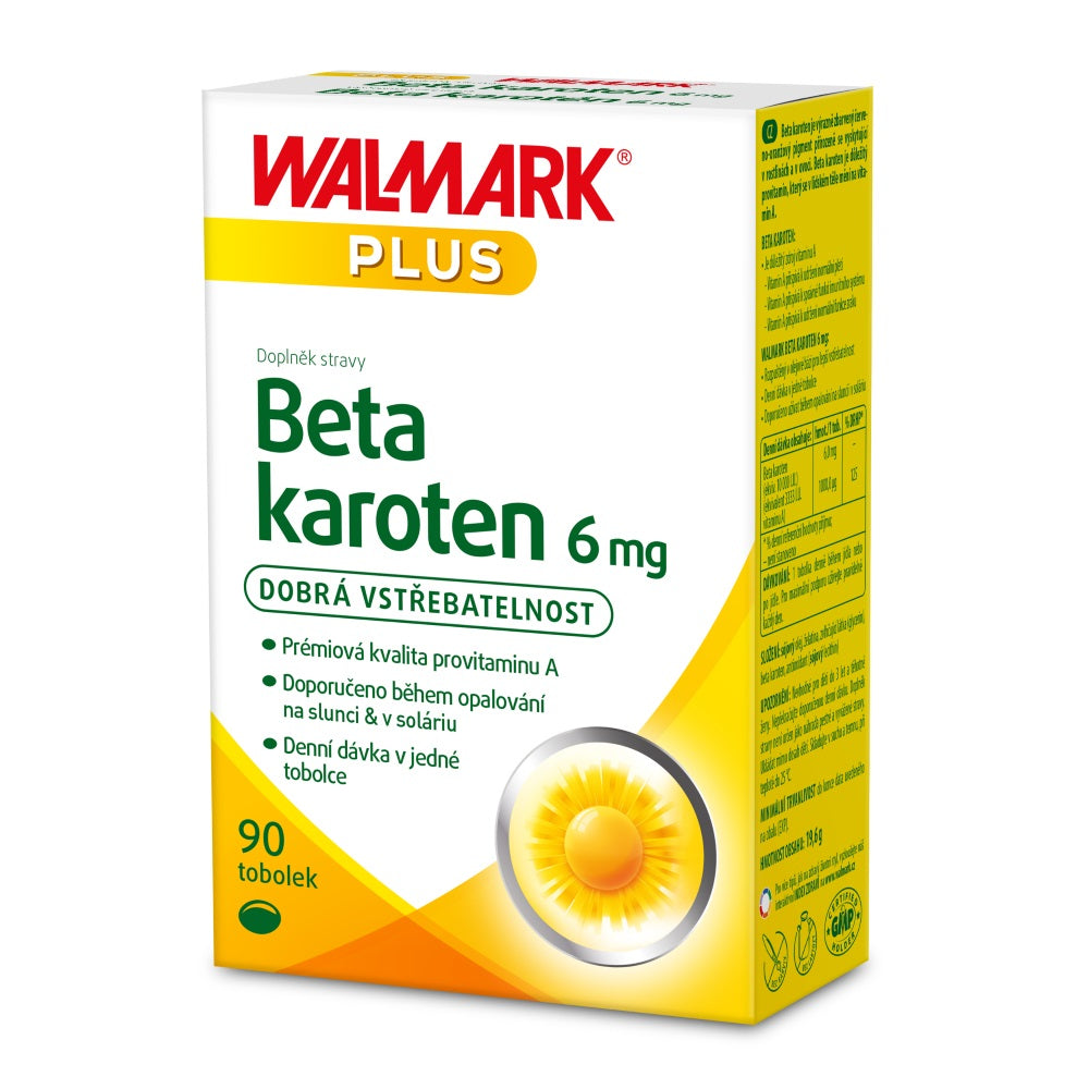 Walmark Beta Carotene 6 mg vitamin A 90 tablets