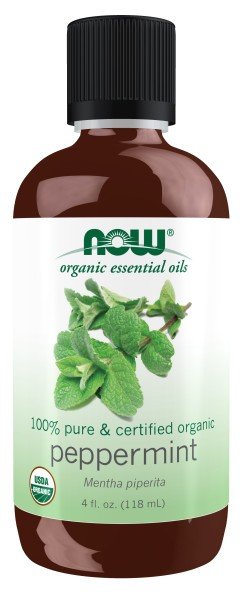 Now Foods Organic Peppermint Oil 4 fl oz Essential Oil