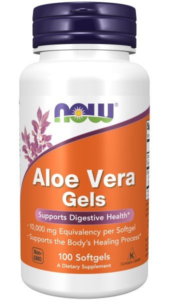 Now Foods Aloe Vera 10,000 mg 100 Softgel