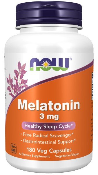 Now Foods Melatonin 3mg 180 Capsule